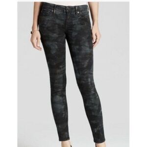 True Religion Women's Casey Super Skinny Jean in Tiger Camo Sz 24 $228